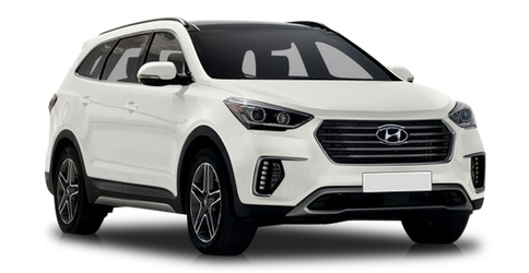 Hyundai Grand Santa Fe Creamy White Solid