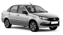 Lada Granta Седан Серебристый "Платина"