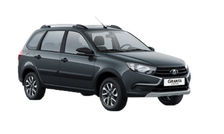 Lada Granta Cross Серебристо-темно-серый "Борнео" металлик
