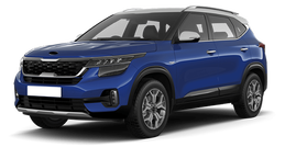 Kia Seltos Nephune Blue +  Clear White