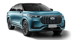 Chery Tiggo 9 Голубой с черной крышей