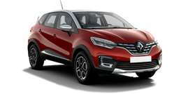 Renault Kaptur Красный металлик с серебристой крышей ROUGE FUSION + GRIS PLATINE